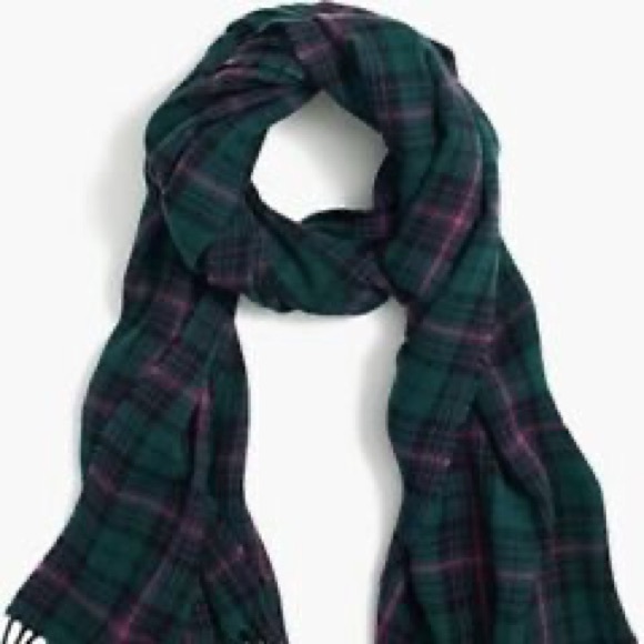 J. Crew Accessories - J.crew plaid scarf 🧣